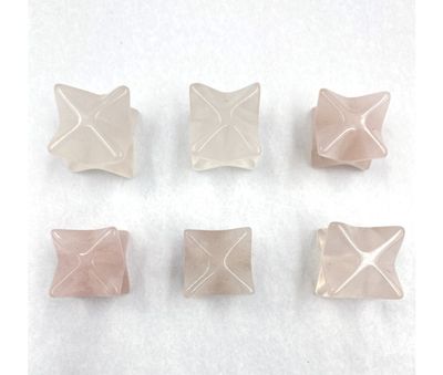 Merkaba Stars - Rose Quartz (6)