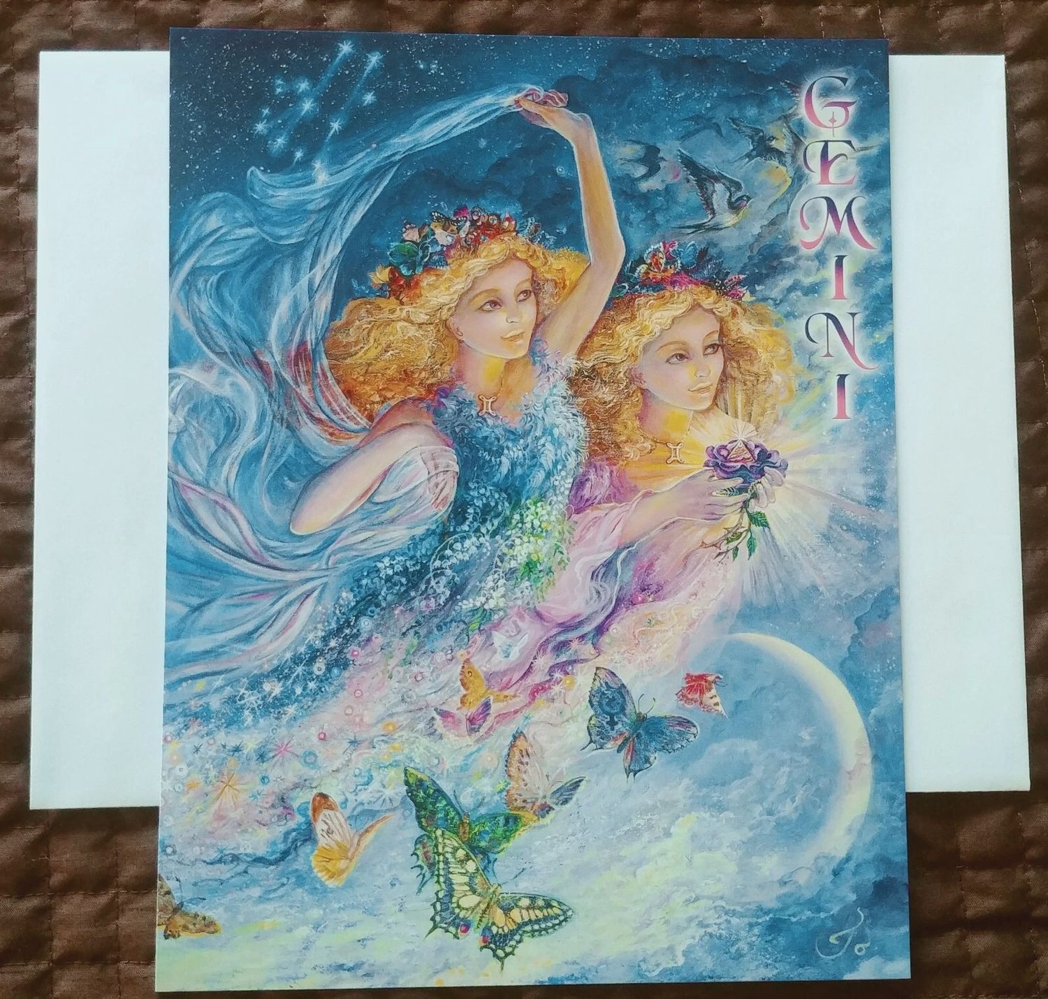 LT Gemini Greeting Card