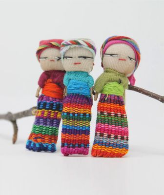 Mayan Mini Worry Dolls