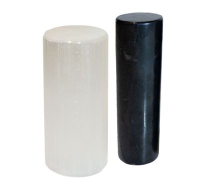 Shungite and Selenite Harmonizer/Pair