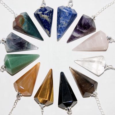 Mystic Merlinite Pendulum Faceted