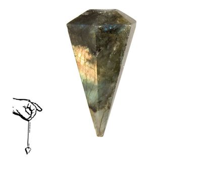 Labradorite Pendulum Faceted