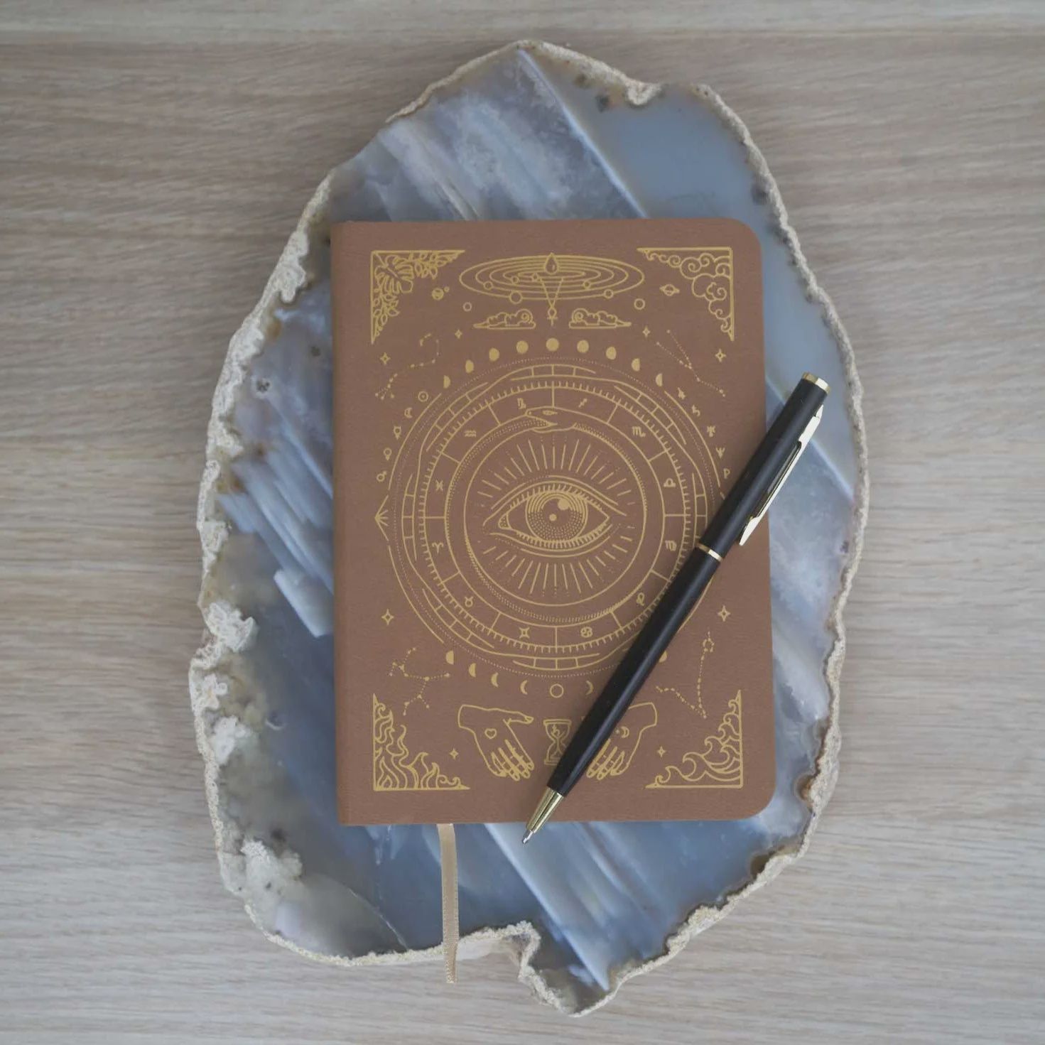 Magic of I Vegan Leather Journal Fawn