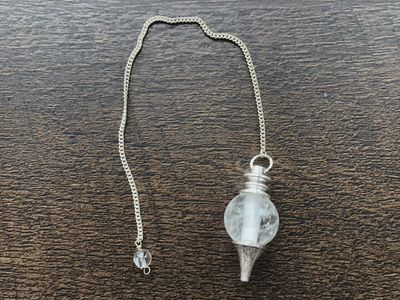 Pendulum - Teardrop - Clear Quartz