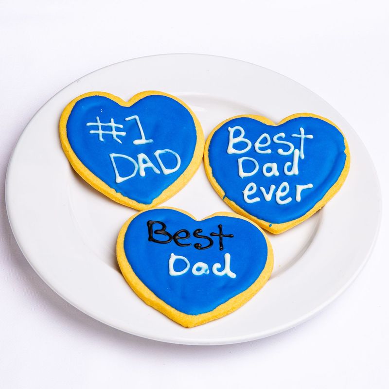 1 - Hand Decorated Fathers Day Cookie