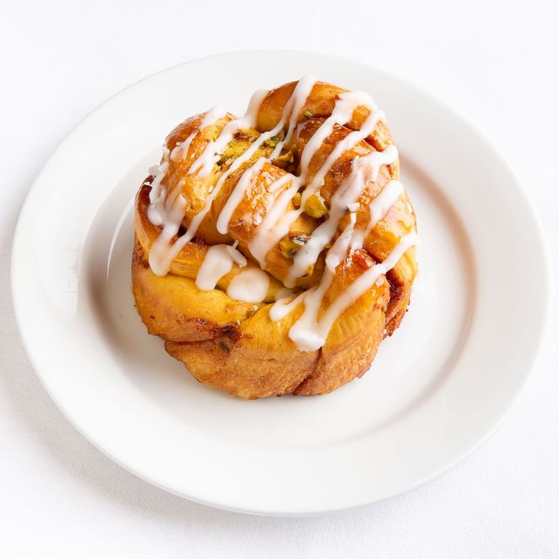 Scandinavian Cinnamon Bun with Pistachios