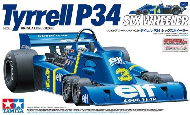 Tamiya 1/12 Tyrrell P34 Six Wheeler - with Photo Etched Parts 12036