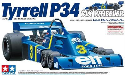 Tamiya 1/12 Tyrrell P34 Six Wheeler - with Photo Etched Parts 12036