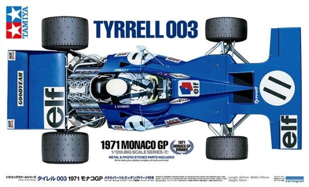 Tamiya 1/12 Tyrrell 003 1971 Monaco Grand Prix 12054