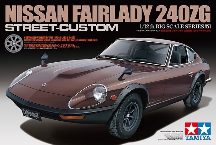 Tamiya 1/12 Nissan Fairlady 240ZG Street-Custom 12051