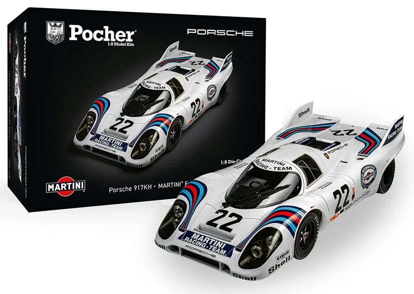 Pocher 1/8 Porsche 917KH - Martini Edition HK122