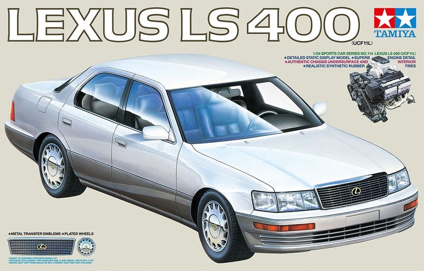 Tamiya 1/24 Lexus LS 400 (UCF11L) 24114