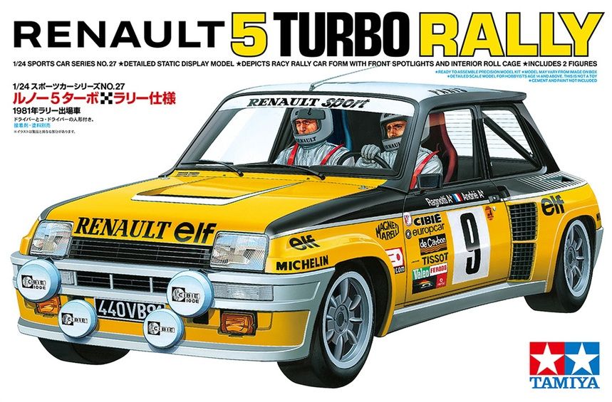 Tamiya 1/24 Renault 5 Turbo Rally 24027