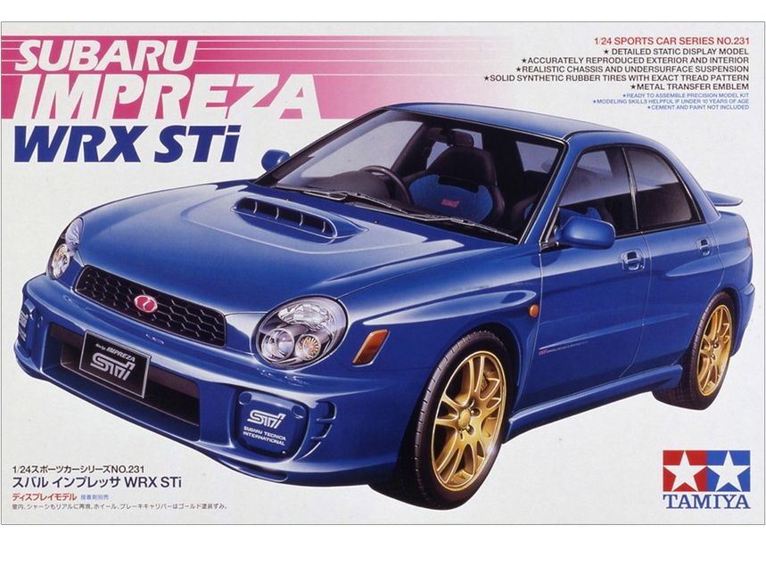 Tamiya 1/24 Subaru Impreza WRX STi 24231