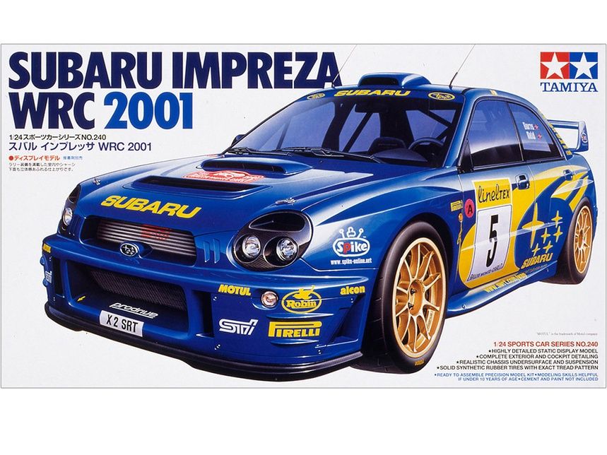 Tamiya 1/24 Subaru Impreza WRC 2001 24240