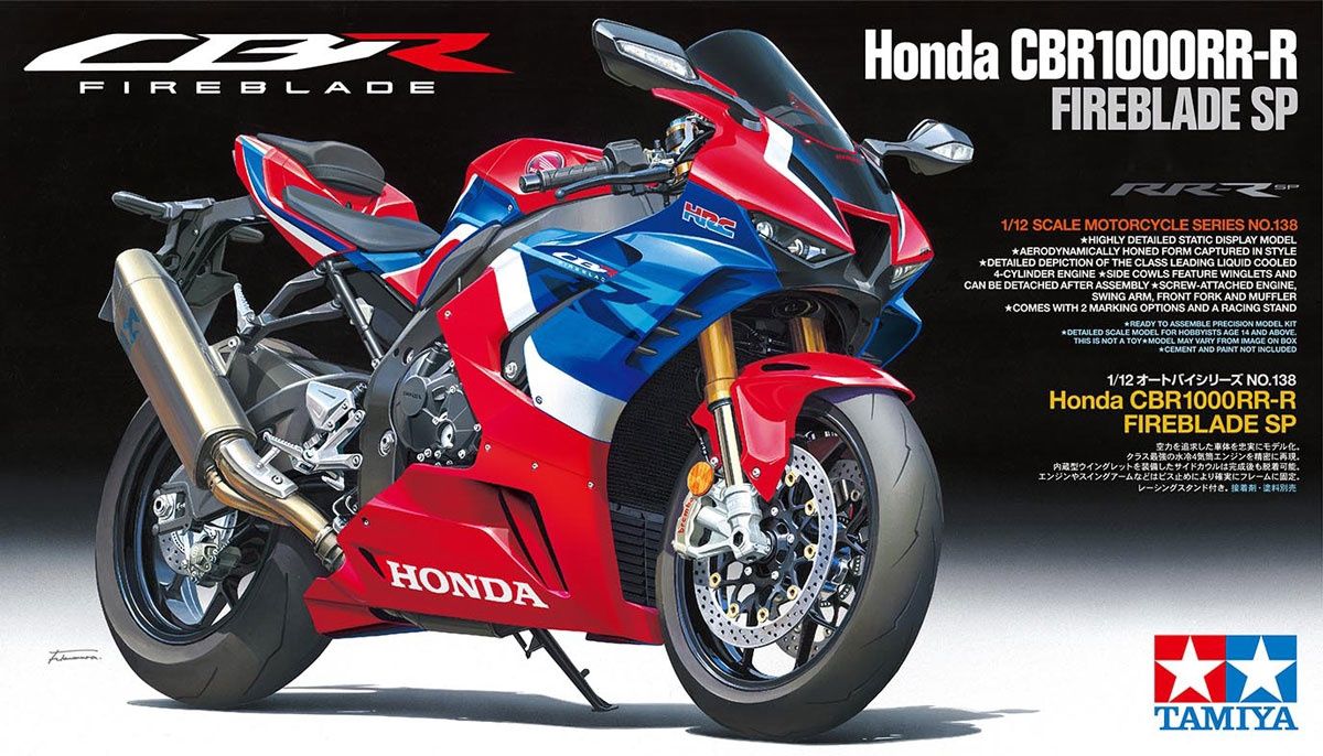 Tamiya 1/12 Honda CBR1000RR-R Fireblade SP 14138
