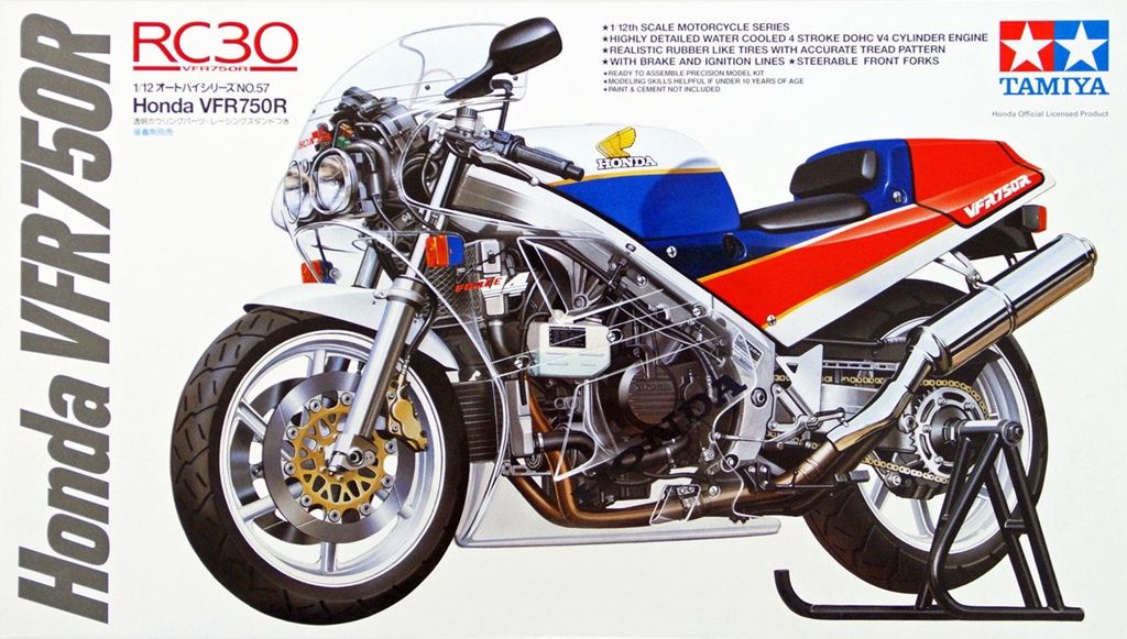 Tamiya 1/12 Honda VFR750R 14057