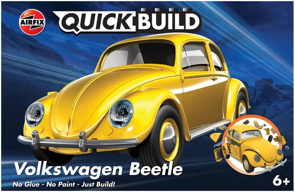 Airfix Quickbuild  VW Beetle - Yellow J6023
