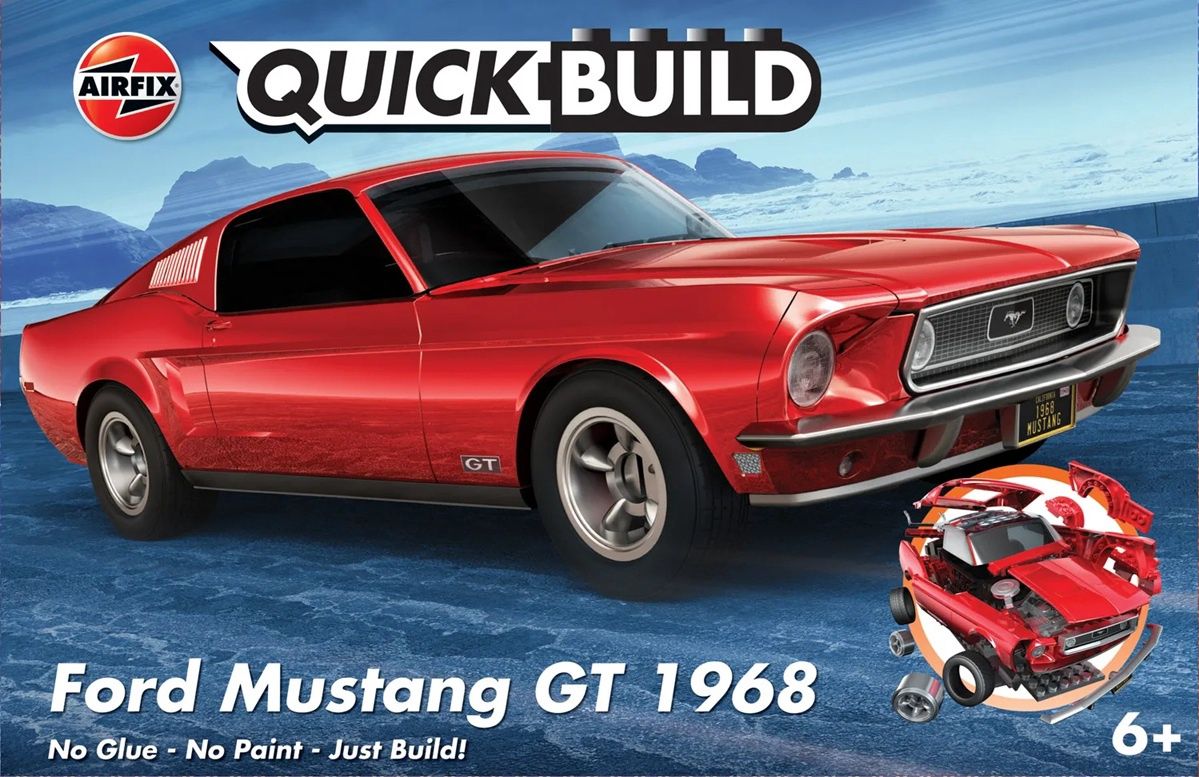 Airfix Quickbuild  Ford Mustang GT 1968 J6035