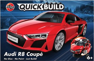 Airfix Quickbuild  Audi R8 Coupe - Red J6049