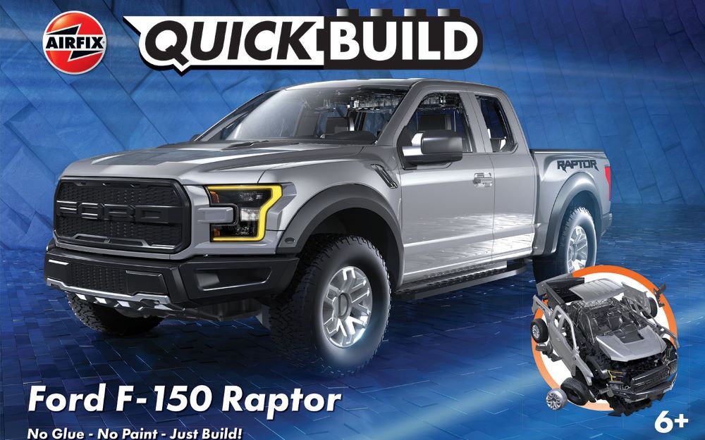 Airfix Quickbuild  Ford F-150 Raptor - Grey J6053