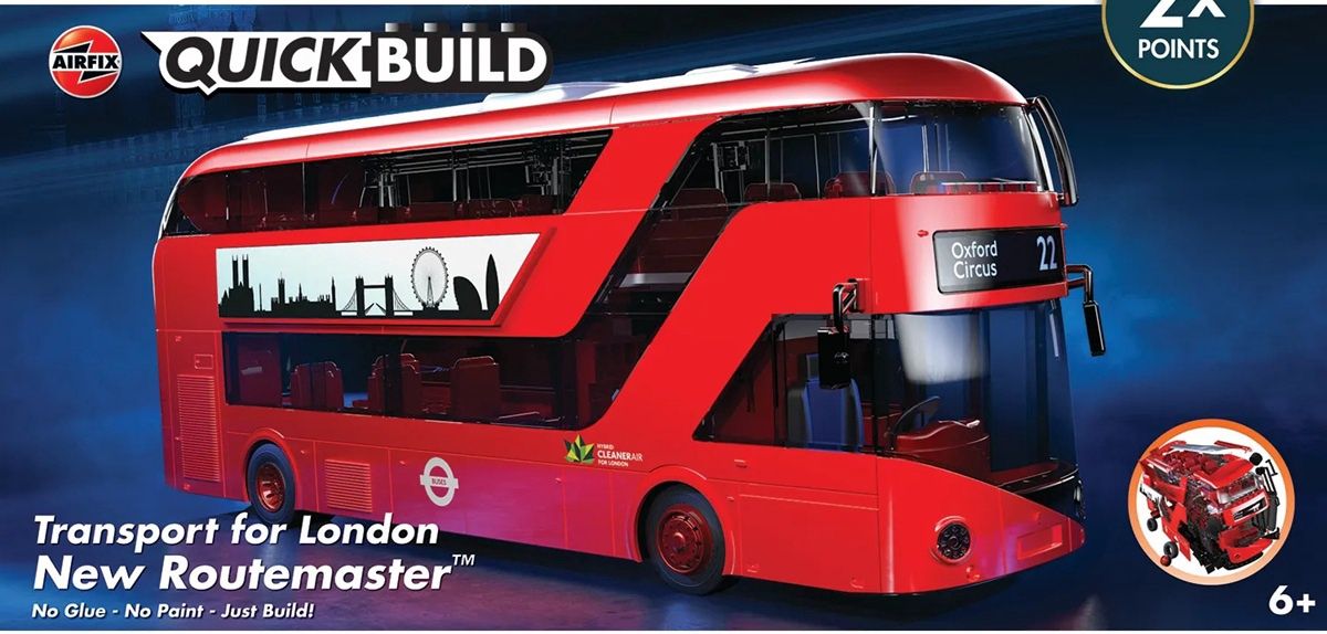 Airfix Quickbuild  New Routemaster Bus Transport for London J6050