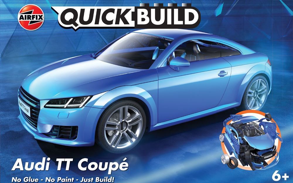 Airfix Quickbuild  Audi TT Coupe - Blue J6054