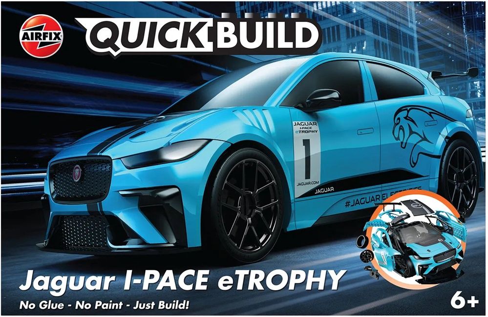Airfix Quickbuild  Jaguar I-PACE eTROPHY J6033