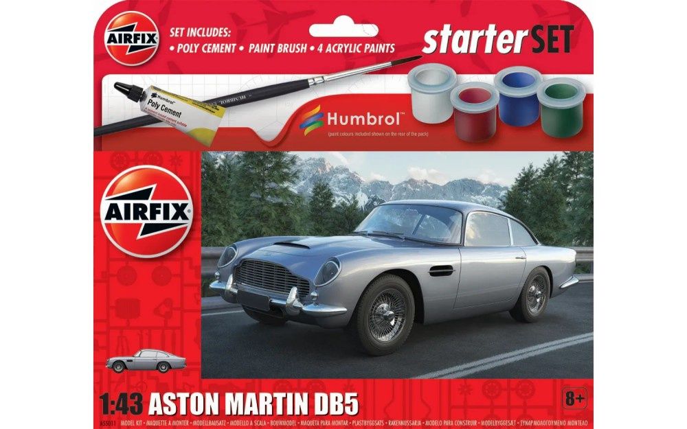 Airfix 1/43 Aston Martin DB5 Starter Set A55011