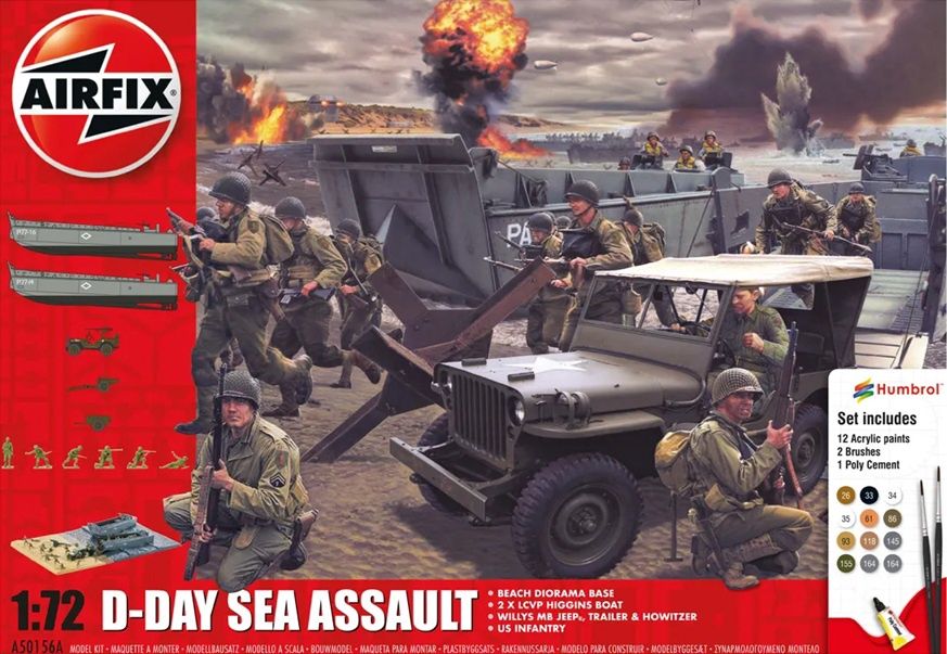 Airfix 1/72 D-Day Sea Assault Gift Set A50156A
