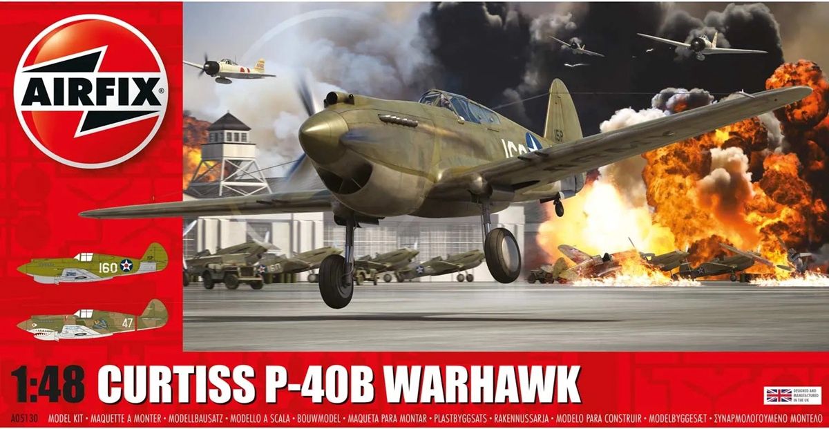 Airfix 1/48 Curtiss P-40B Warhawk A05130