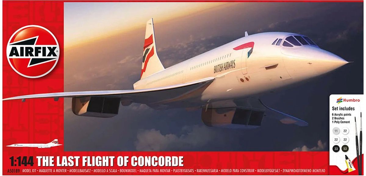 Airfix 1/144 Concorde Gift Set A50189