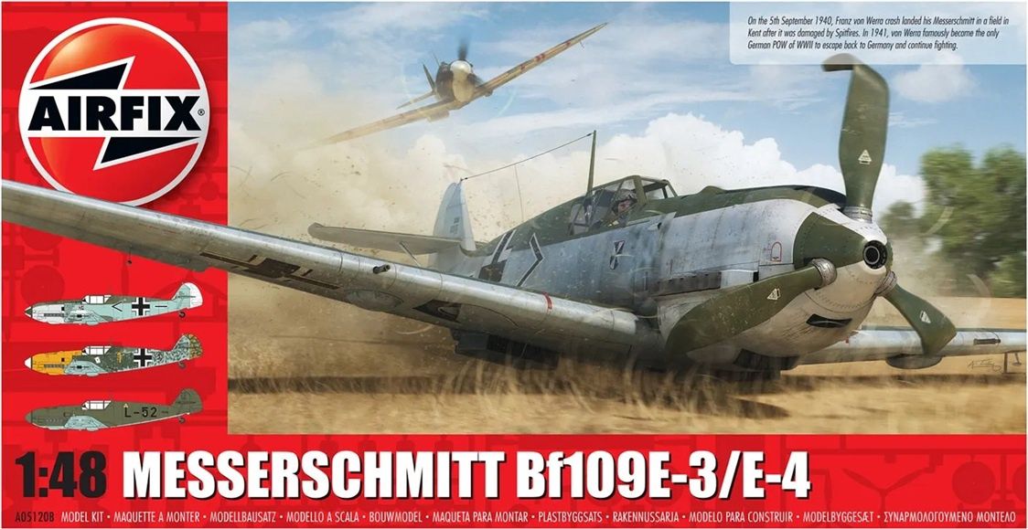 Airfix 1/48 Messerschmitt Me109E-4/E-1 A05120B