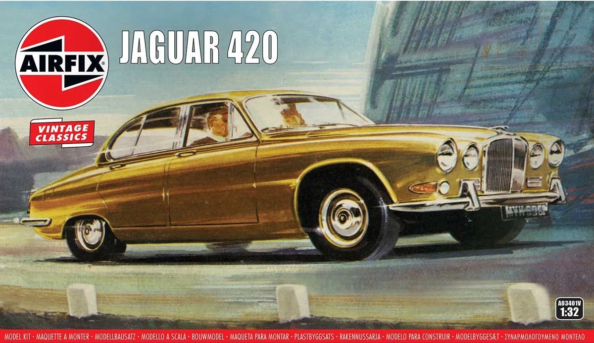 Airfix Vintage 1/32 Jaguar 420 A03401V
