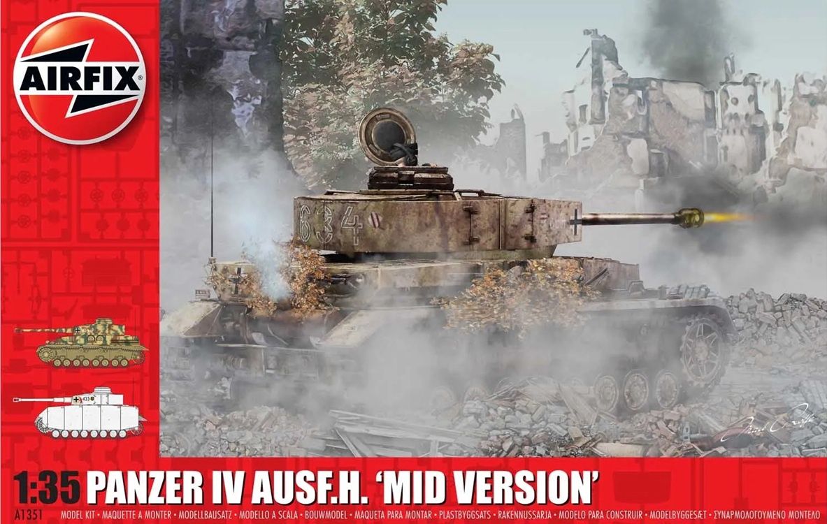 Airfix 1/35 Panzer IV Ausf.H &#39;Mid Version&#39; A1351
