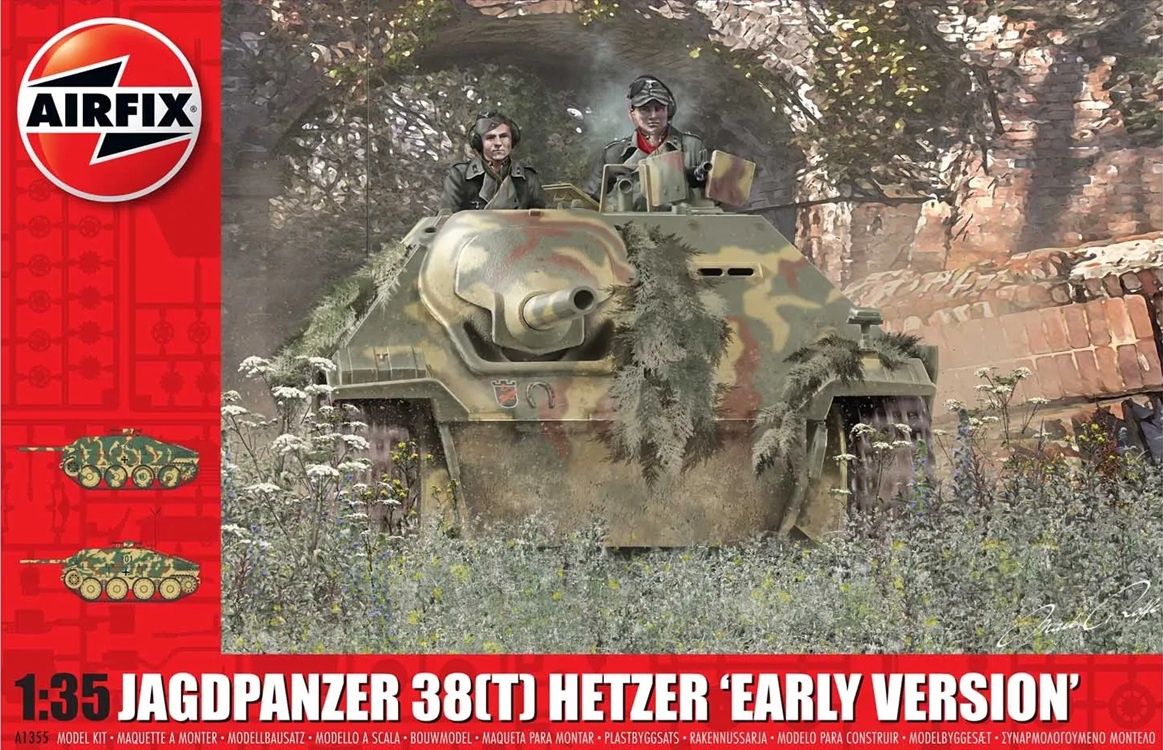 Airfix 1/35 JagdPanzer 38{t} Hetzer &#39;Early Version&#39; A1355