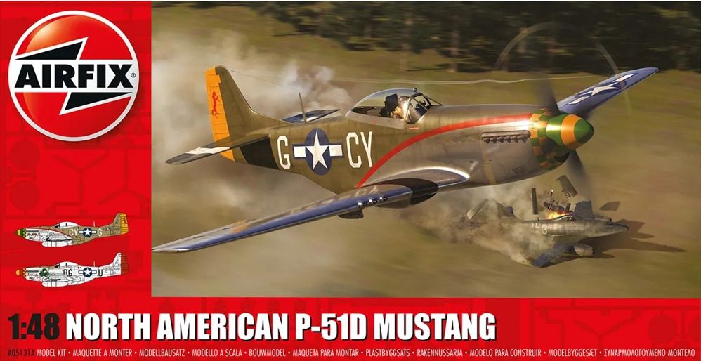 Airfix 1/48 North American P-51D Mustang A05131A