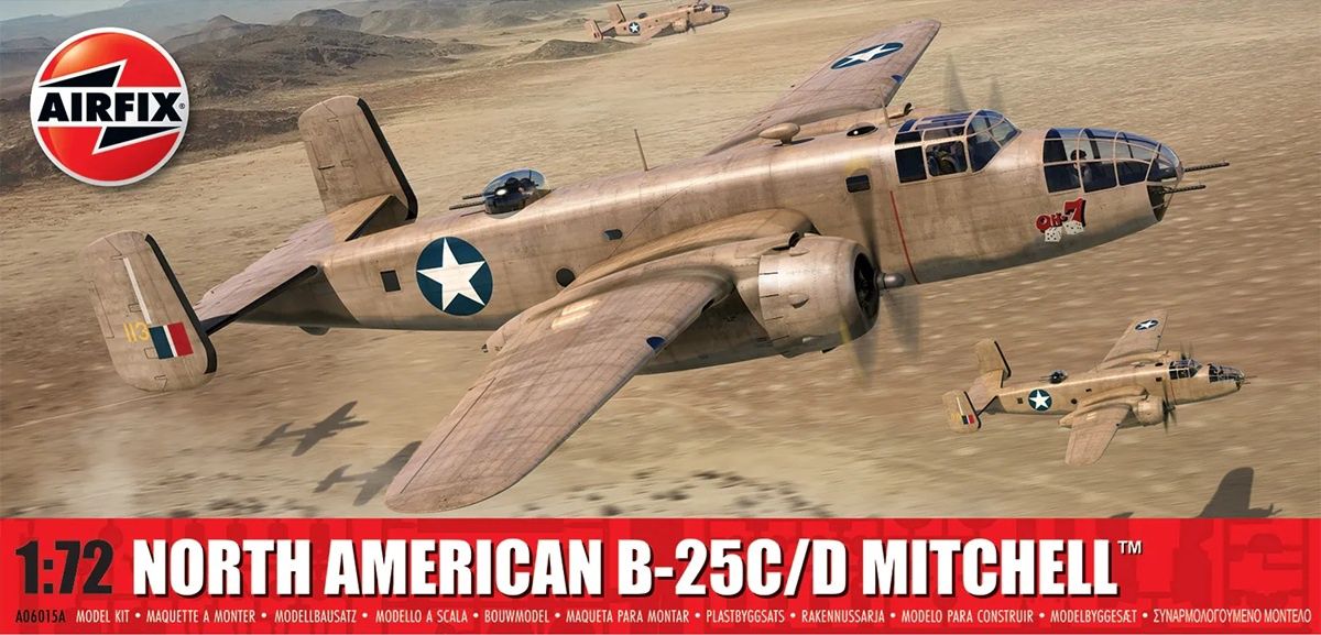 Airfix 1/72 North American B-25C/D Mitchell A06015A