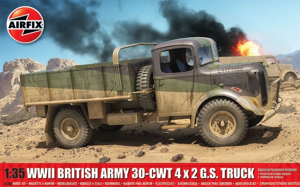 Airfix 1/35 WWII British Army 30-cwt 4x2 GS Truck A1380