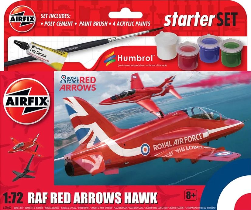 Airfix 1/72 Red Arrows Hawk Starter Set A55002