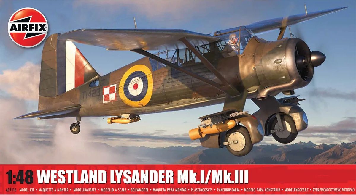 Airfix 1/48 Westland Lysander Mk.I/Mk.III A07116