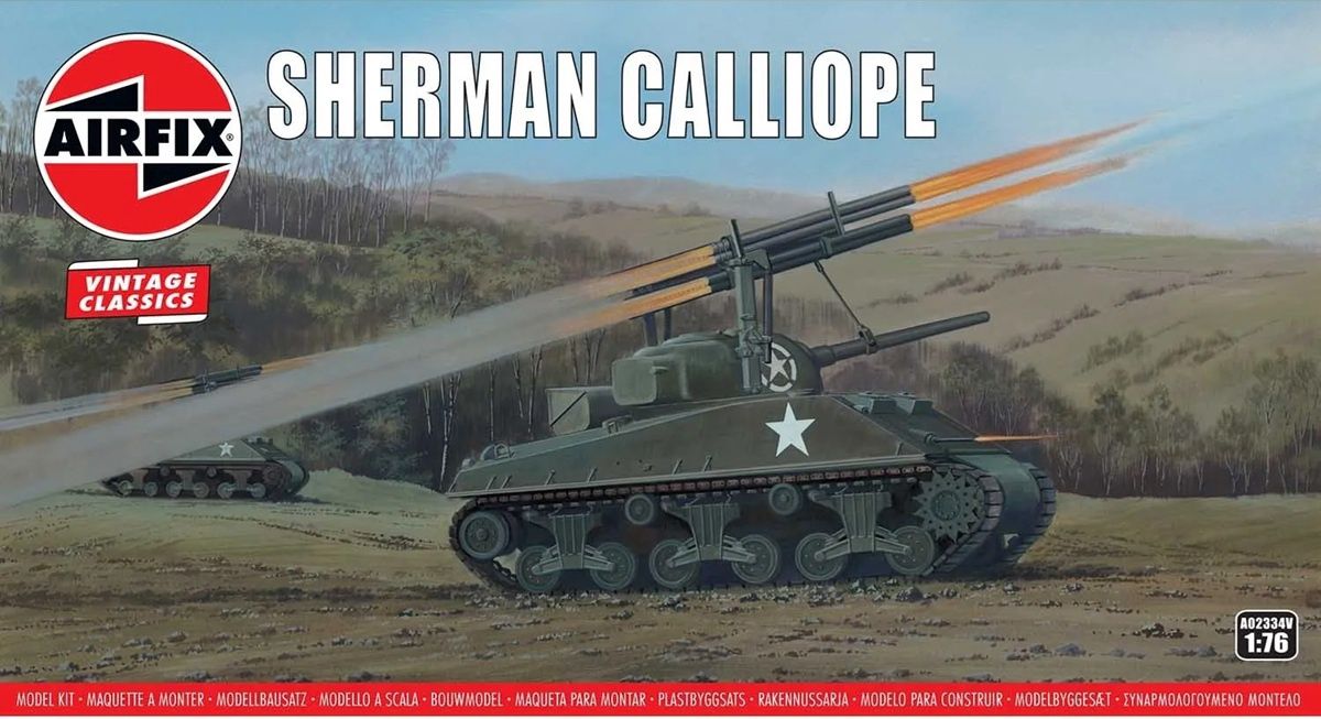 Airfix Vintage 1/76 Sherman Calliope A02334V