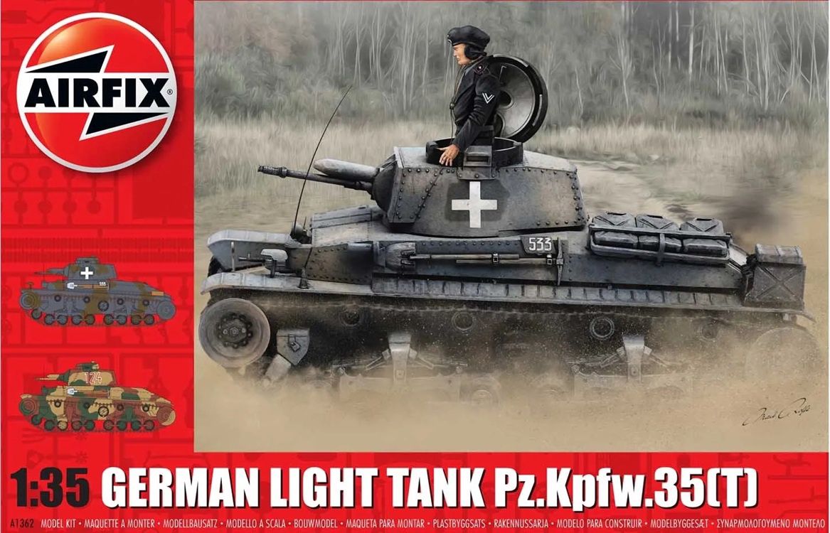 Airfix 1/35 German Light Tank Pz.Kpfw.35(t) A1362