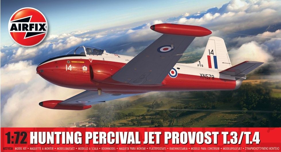 Airfix 1/72 Hunting Percival Jet Provost T.3/T.4 A02103A