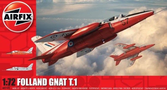 Airfix 1/72 Folland Gnat T.1 A02105