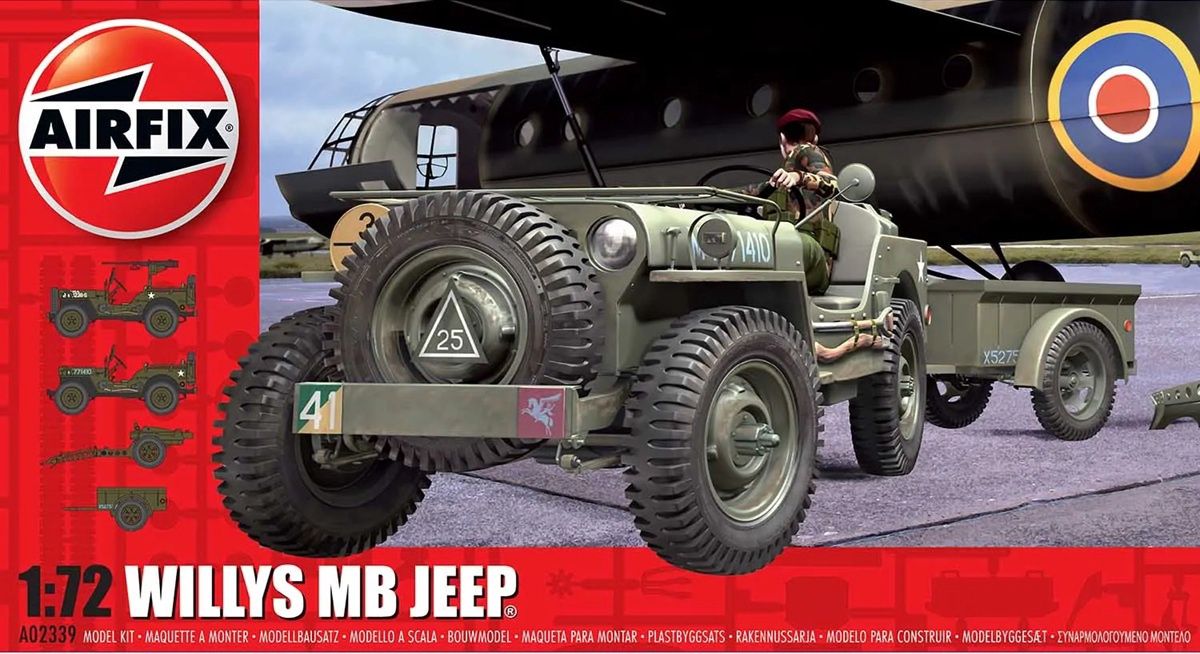 Airfix 1/72 Willys MB Jeep A02339