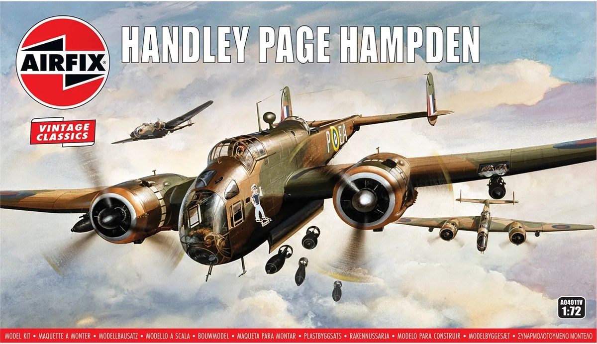 Airfix Vintage 1/72 Handley Page Hampden A04011V