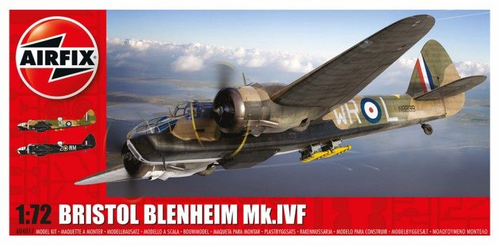 Airfix 1/72 Bristol Blenheim Mk.IV Fighter A04017