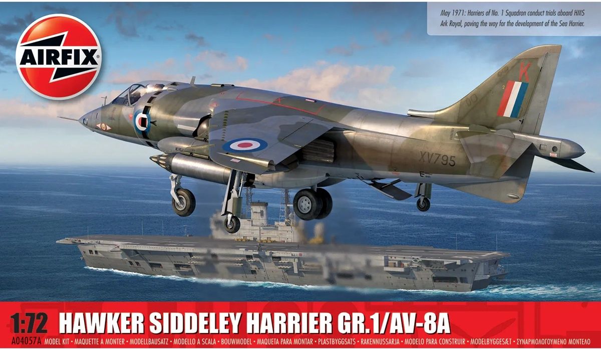 Airfix 1/72 Hawker Siddeley Harrier GR.1/AV-8A A04057A