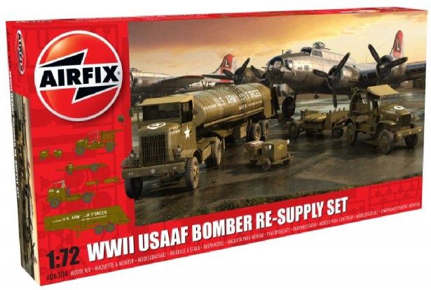 Airfix 1/72 WWII USAAF 8th Bomber Resupply Set A06304